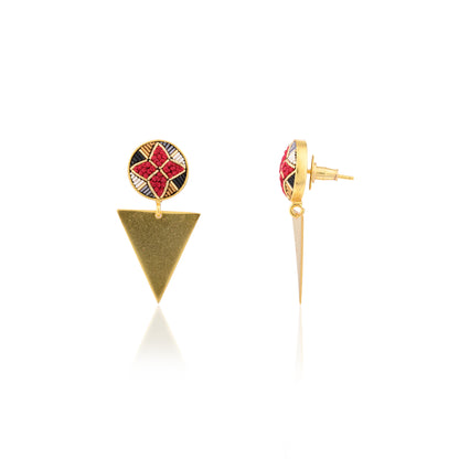 Aya Earrings - Red