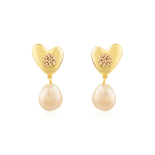 Cherie Earrings - White