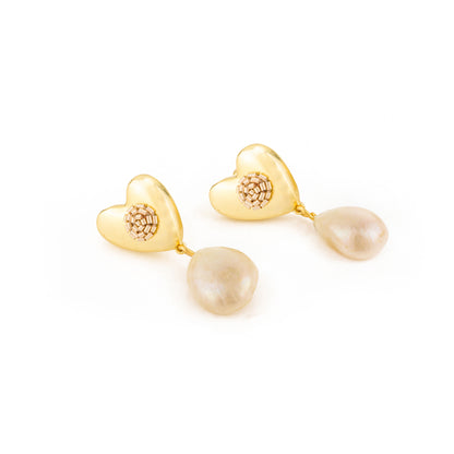 Cherie Earrings - White