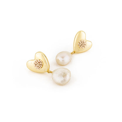 Cherie Earrings - White