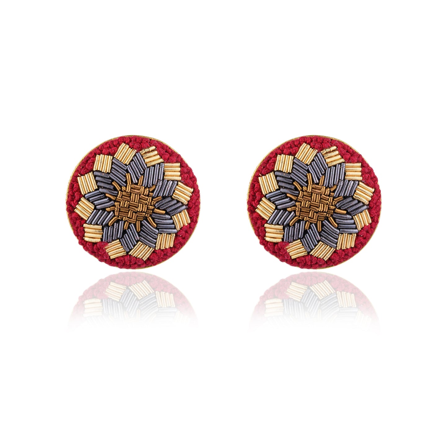 Ode Studs - Red