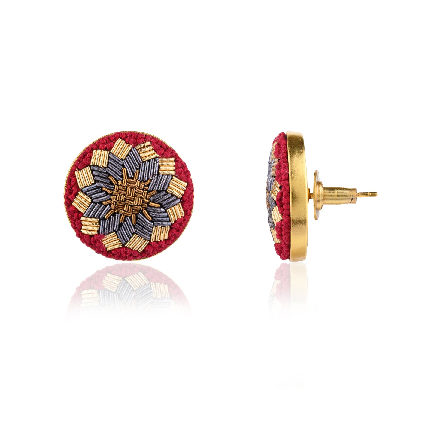 Ode Studs - Red