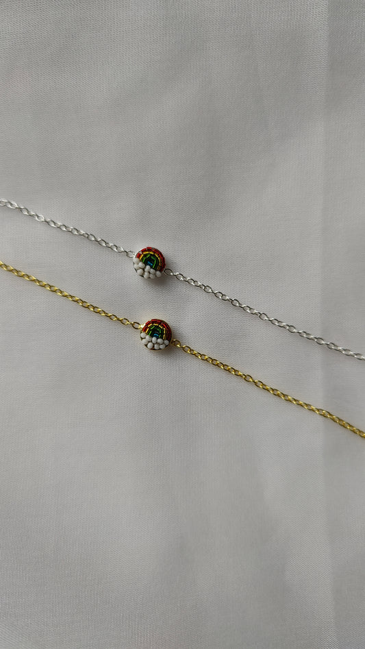 Rainbow Bracelet - Silver