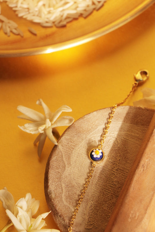 Sky Daisy Bracelet - Gold