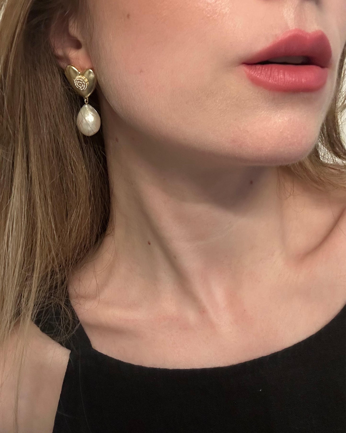 Chérie Earrings - Vanilla Cream